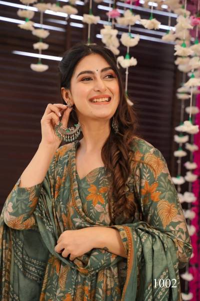 LUCAYA VYOMA VOL-01 1001 TO 1008 DESIGNER LONG SALWAR SUIT WHOLESALER IN INDIA